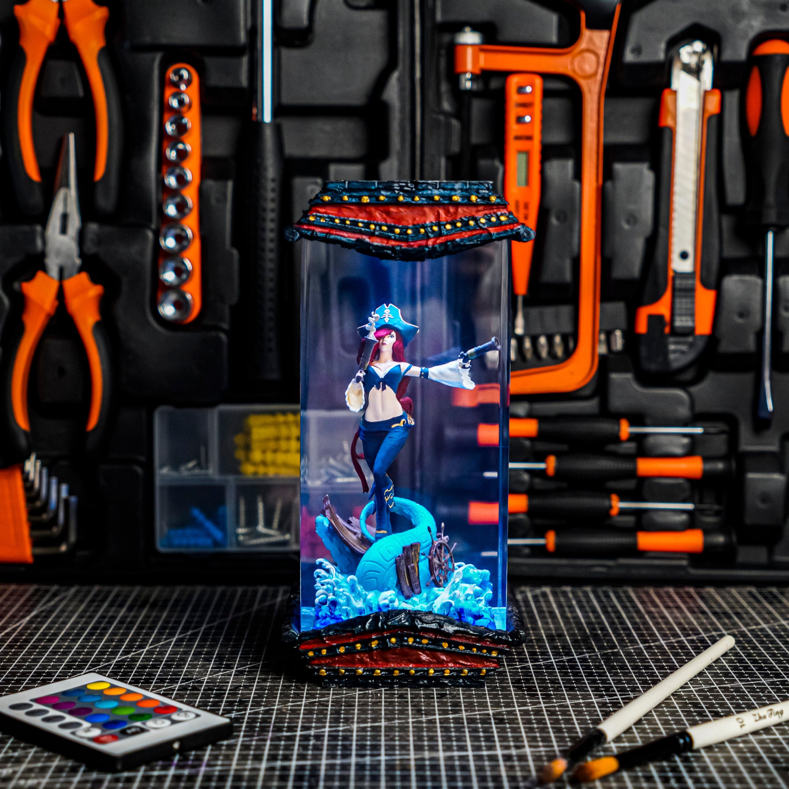 Miss Fortune LOL Resin Lamp