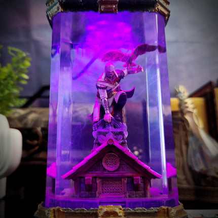 Ezio V2 Assassin's Creed Lamp - handmade resin lamp