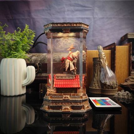 Ezio V2 Assassin's Creed Lamp - handmade resin lamp