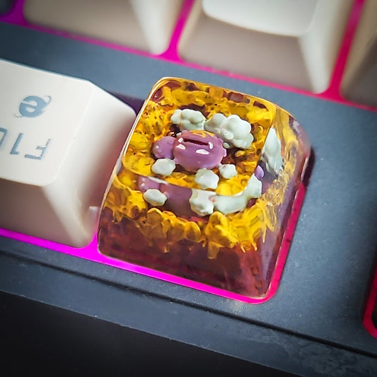 Weezing New Keycaps - handmade resin keycap