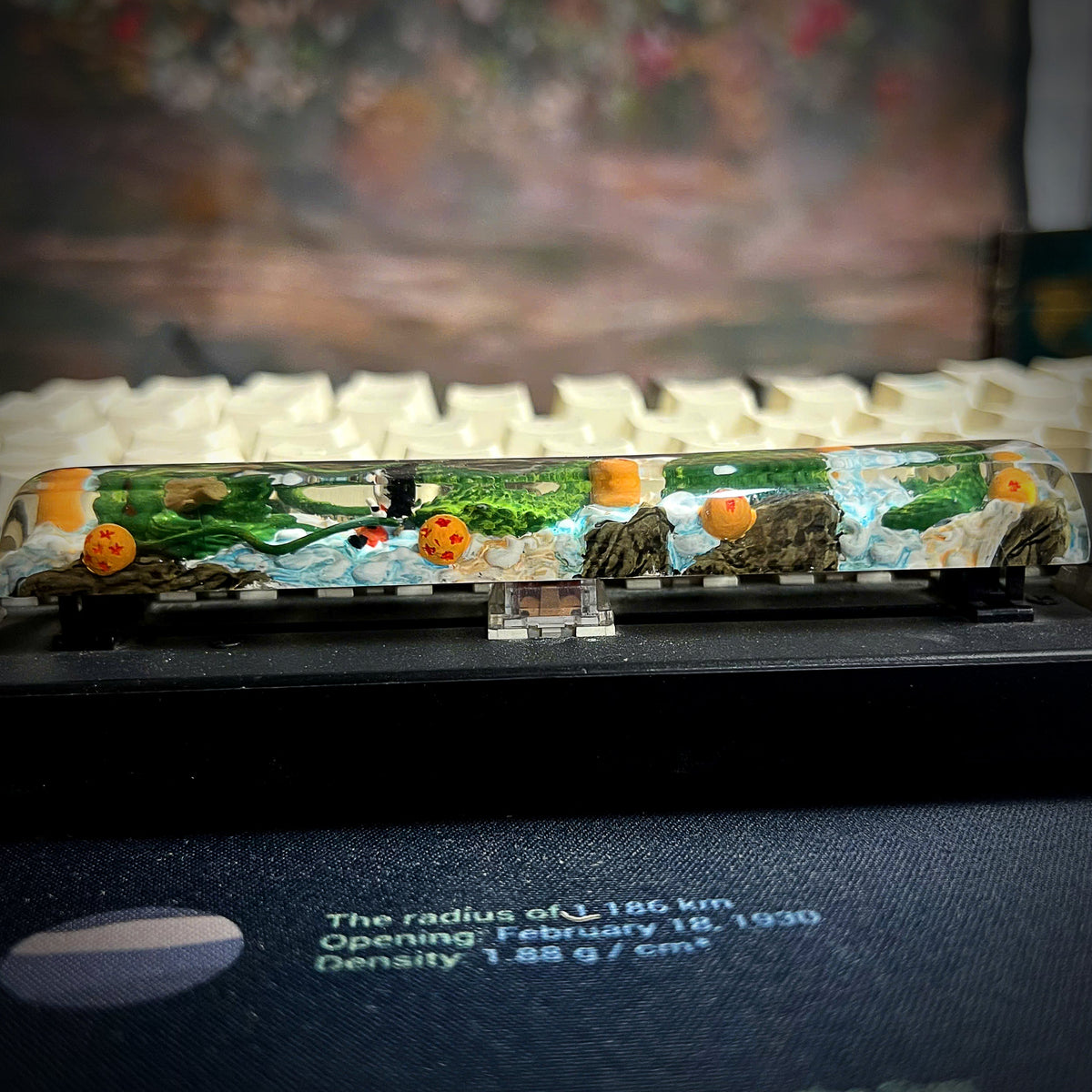 Shenlong Space Keycap - handmade resin spacebar