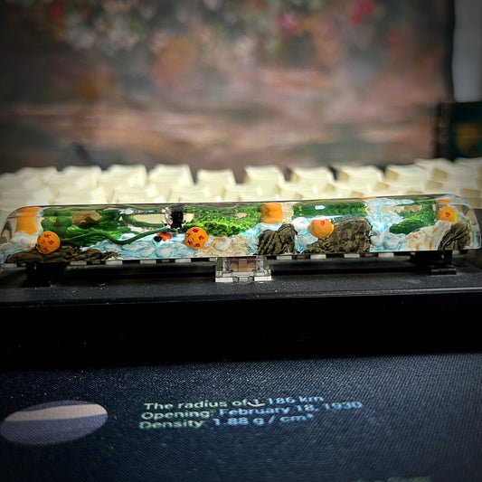 Shenlong Space Keycap - handmade resin spacebar