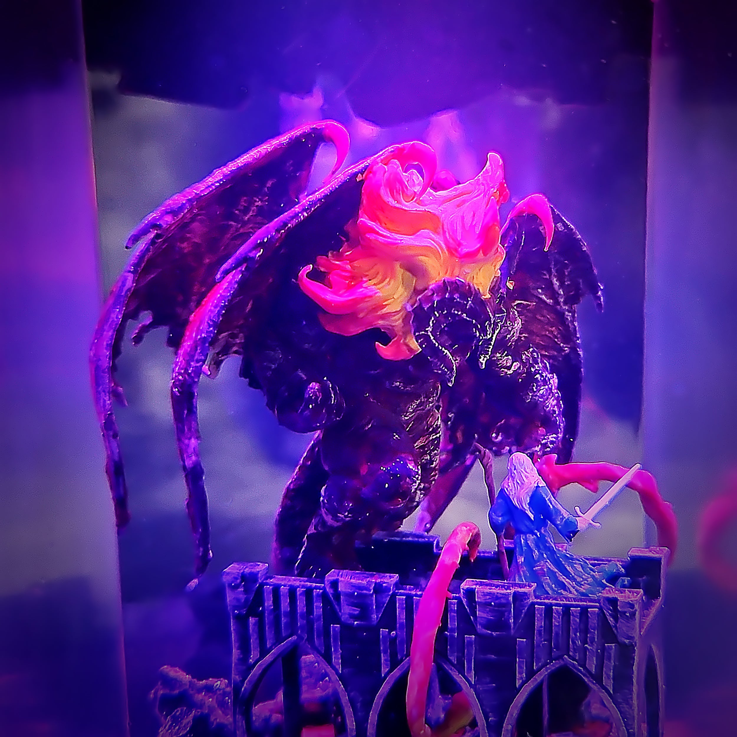 BALROG - handmade resin lamp