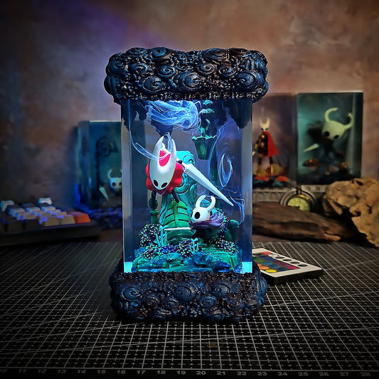 Knight & Hornet Resin Lamp - handmade resin lamp