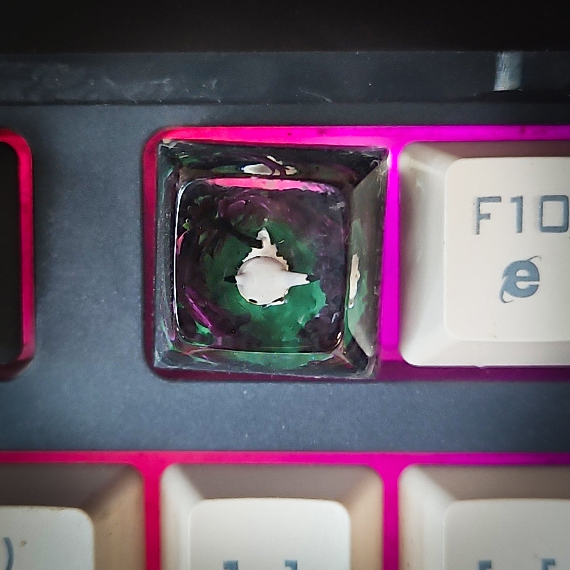 Mimikyu New Keycap - handmade resin keycap