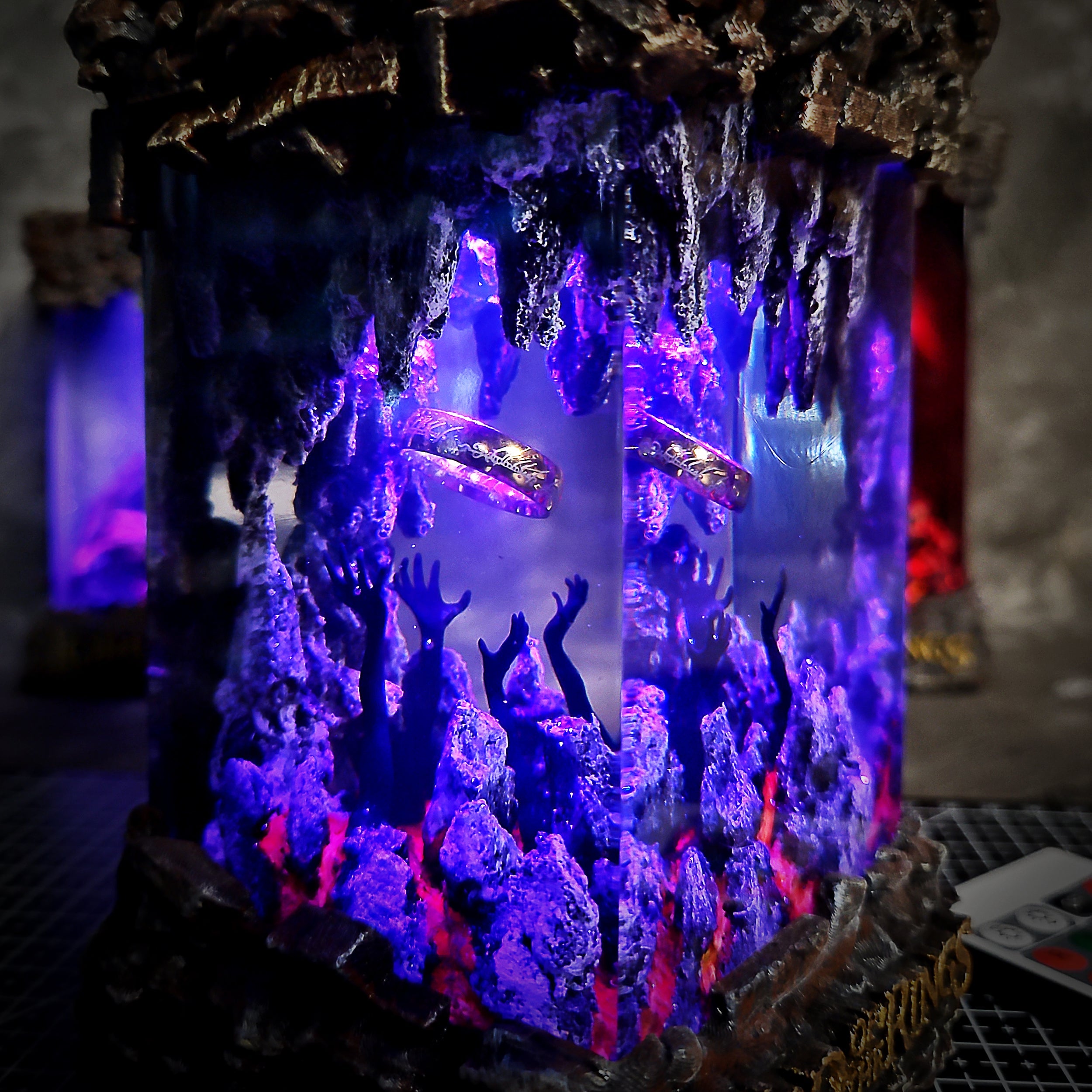 RING Resin Lamp - handmade resin lamp