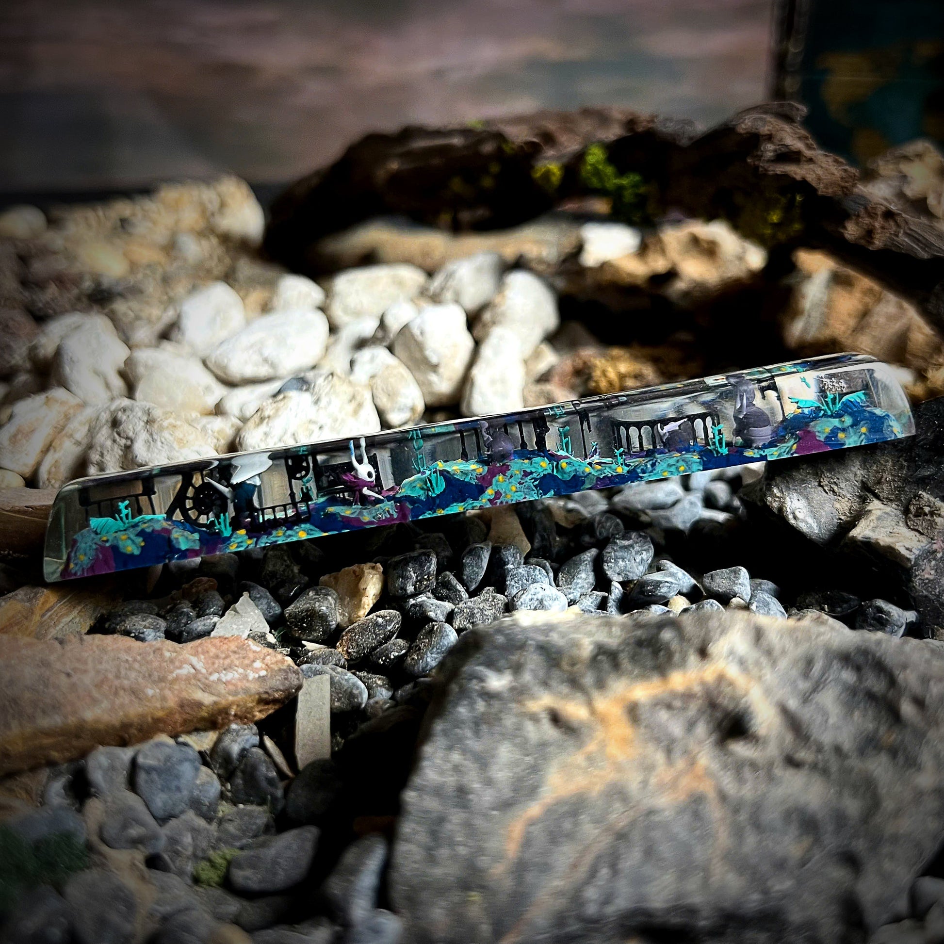 Hollow Knight Space Keycap - handmade resin spacebar