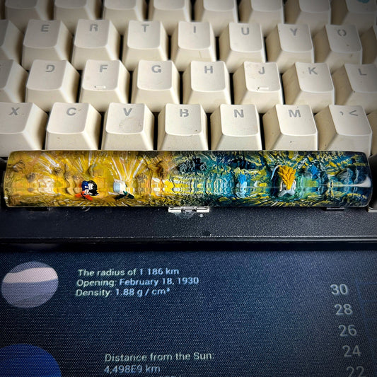 Gotenk Space Keycap - handmade resin spacebar keycap