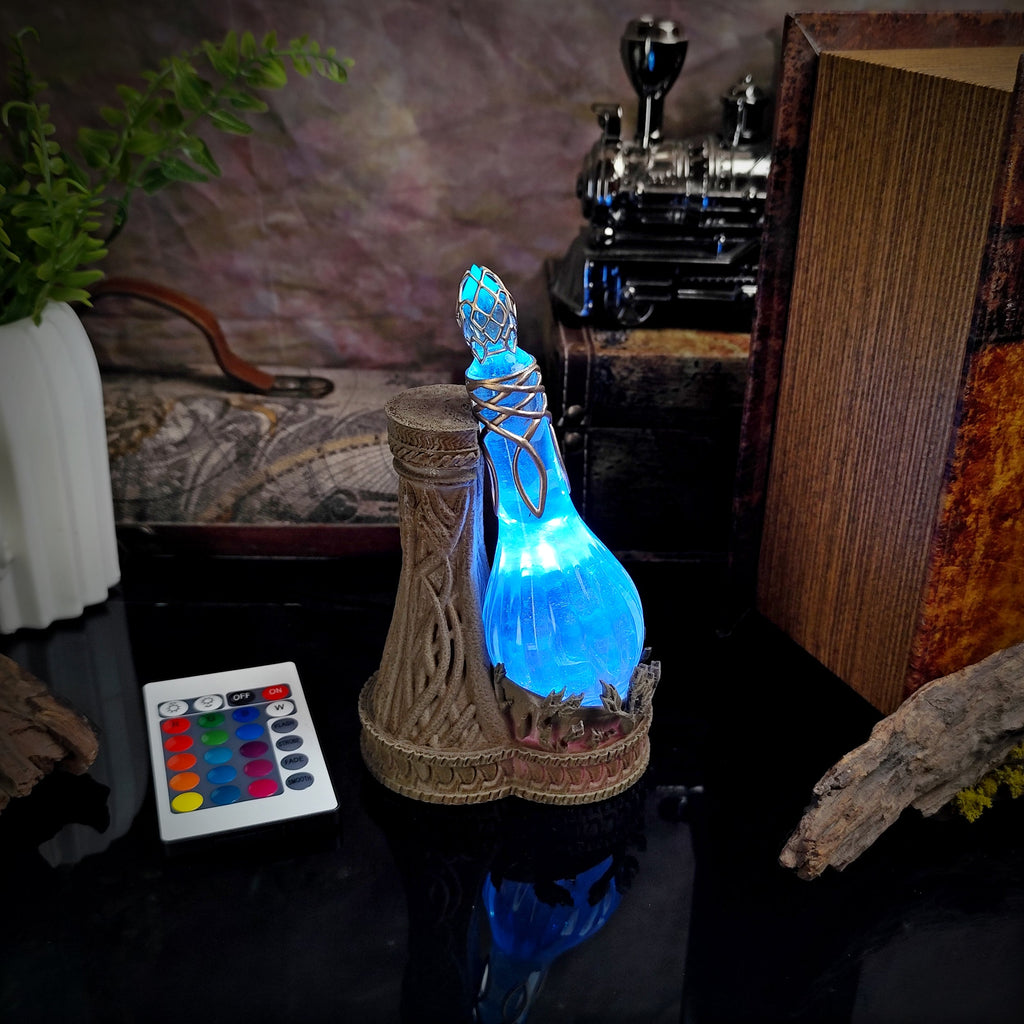Galadriel's Phial Lord of the Rings Lamp - handmade resin lamp