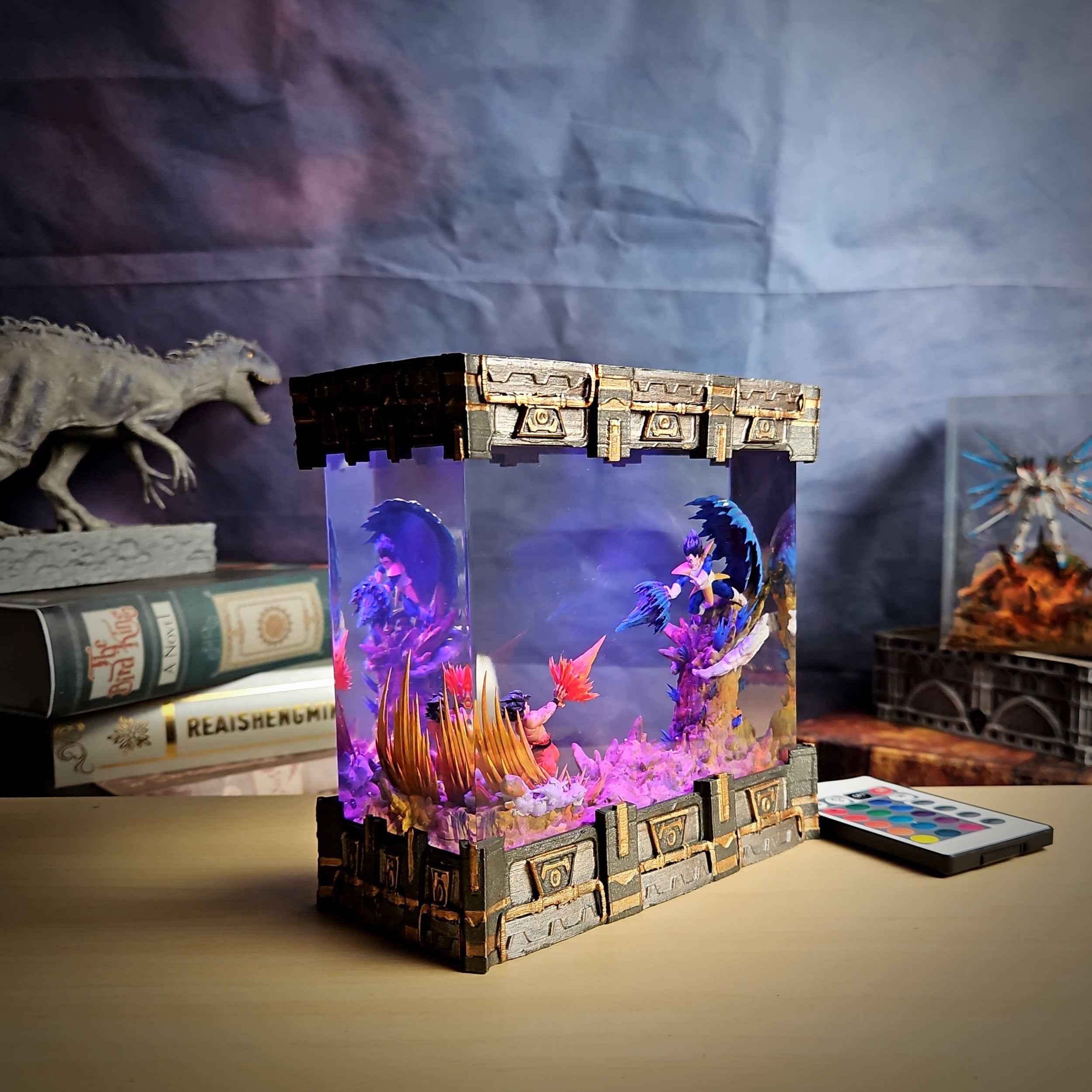 Goku vs Vegeta Battle – Dragon Ball Z Resin Lamp