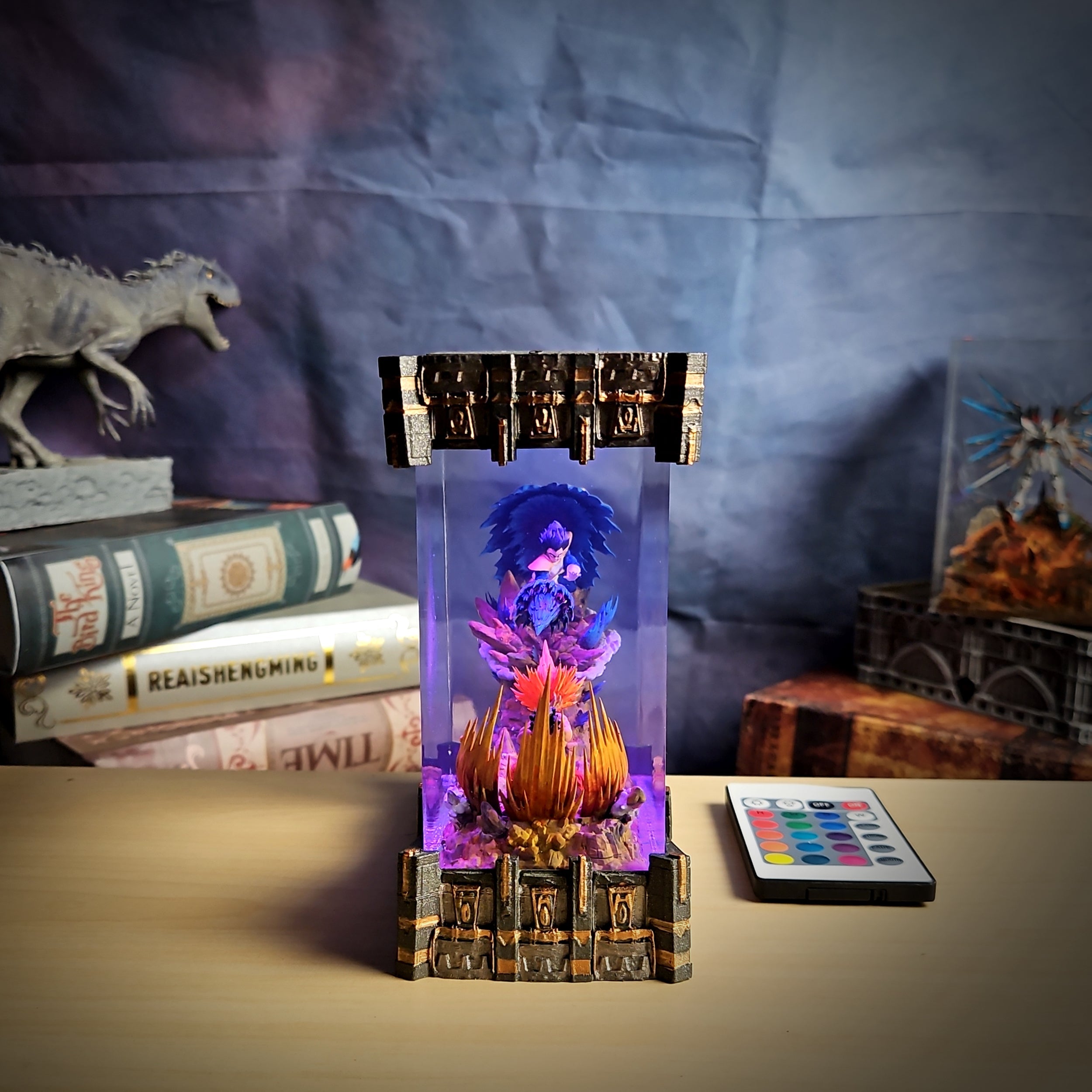 Goku vs Vegeta Battle – Dragon Ball Z Resin Lamp