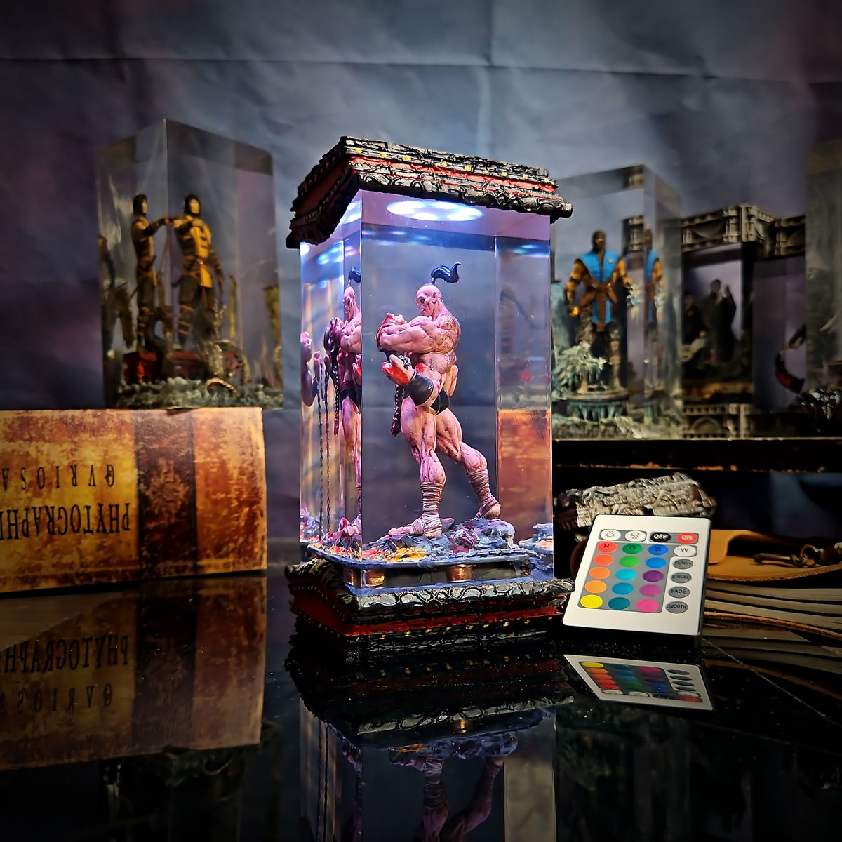 Goro Mortal Kombat Lamp - handmade resin lamp
