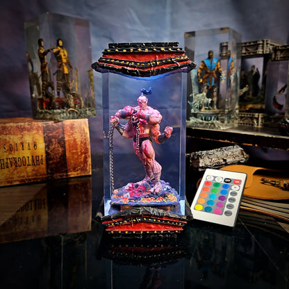 Goro Mortal Kombat Lamp - handmade resin lamp