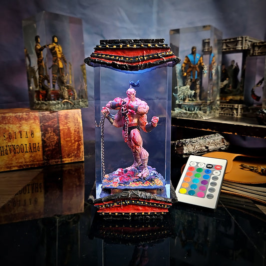 Goro Mortal Kombat Lamp - handmade resin lamp