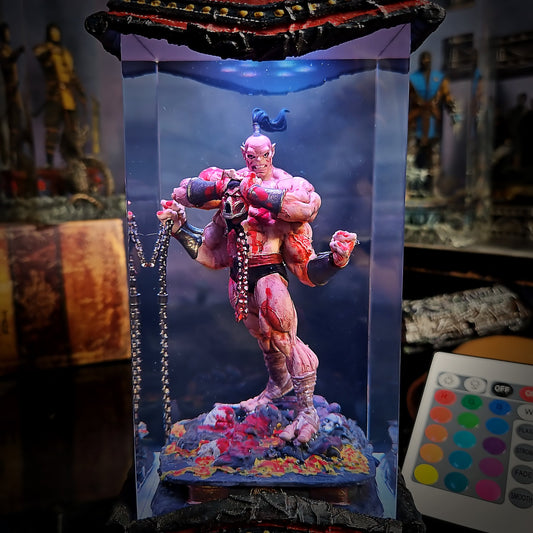 Goro Mortal Kombat Lamp - handmade resin lamp