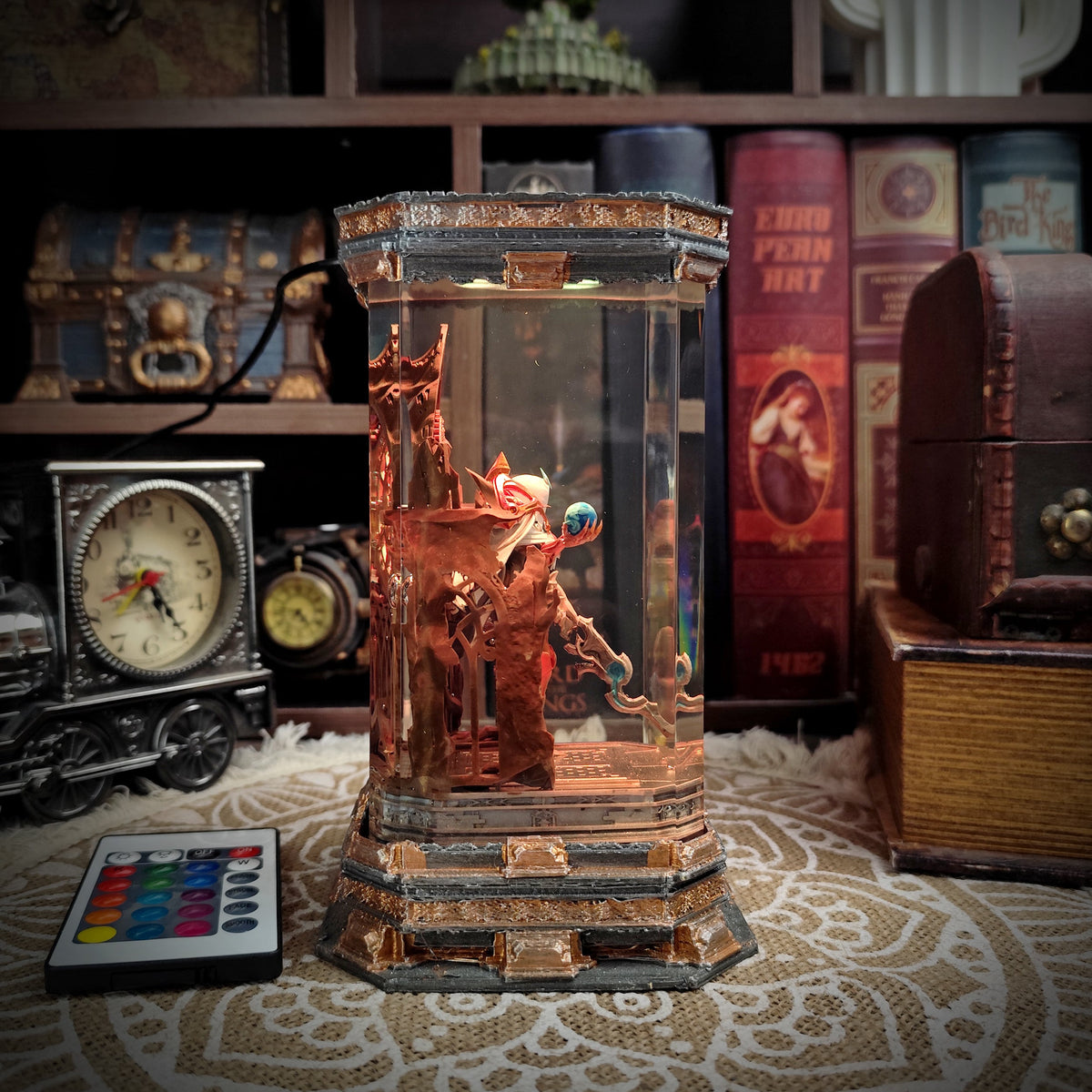 Jhin LOL Resin Lamp - handmade resin lamp