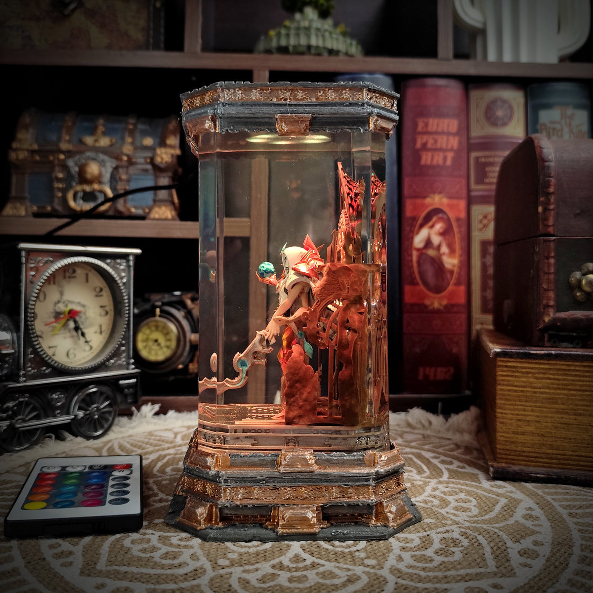 Jhin LOL Resin Lamp - handmade resin lamp