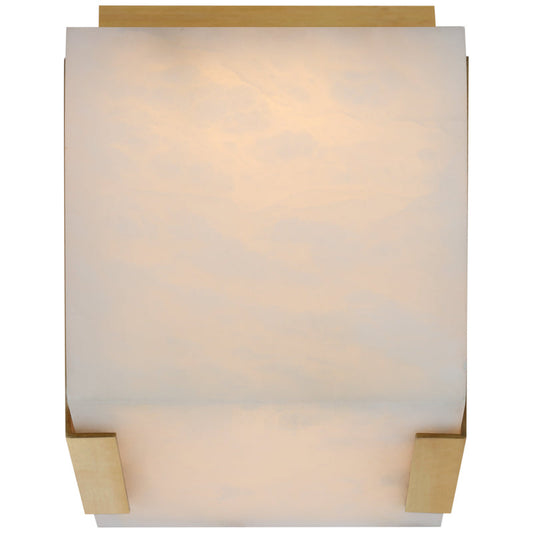 Kelly Wearstler Covet Tall Clip Solitaire Flush Mount with Alabaster