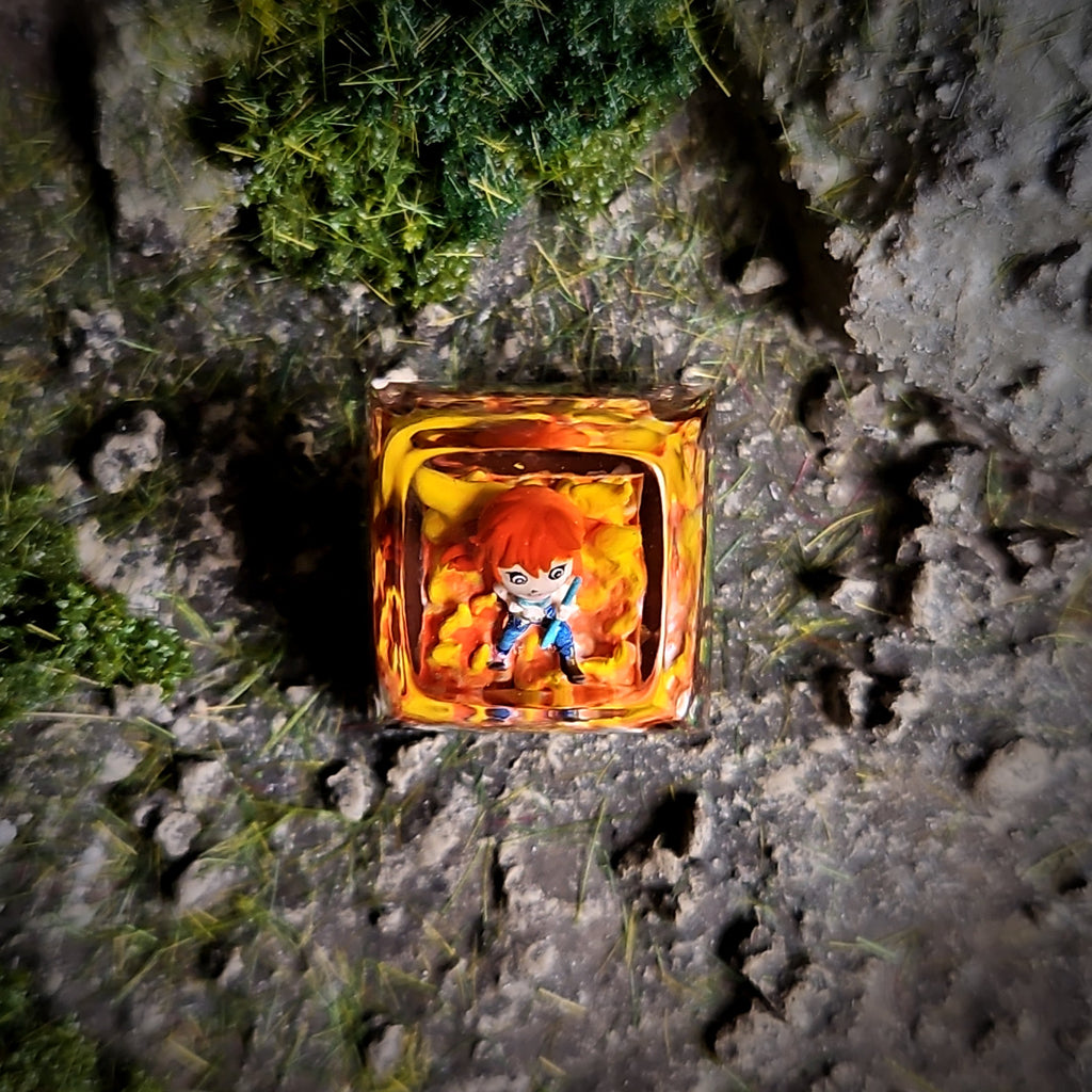 Nami One Piece Artisan Keycap - handmade resin keycap