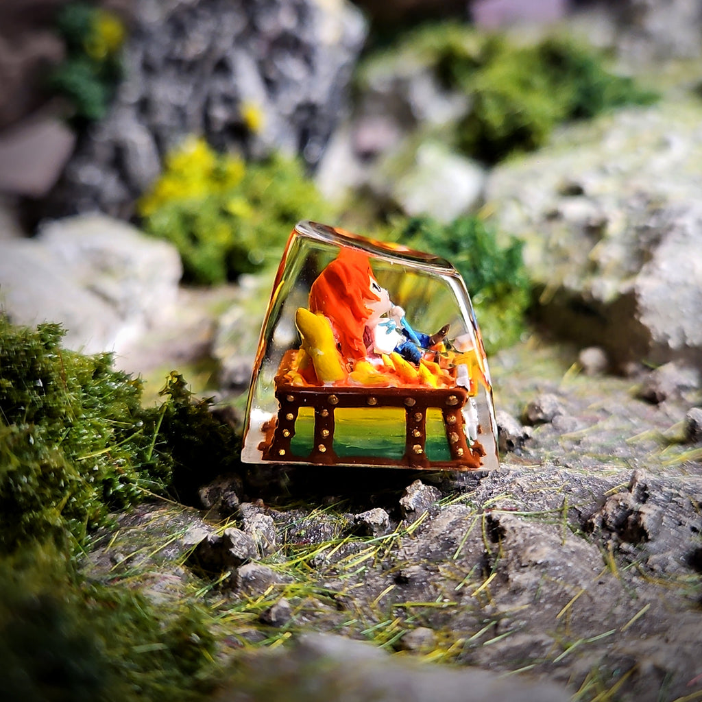 Nami One Piece Artisan Keycap - handmade resin keycap