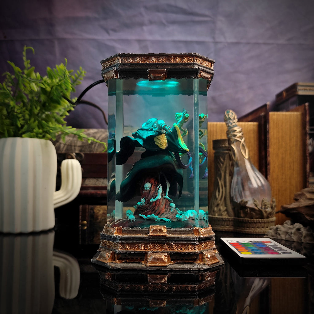 Overlord Resin Lamp - handmade resin lamp