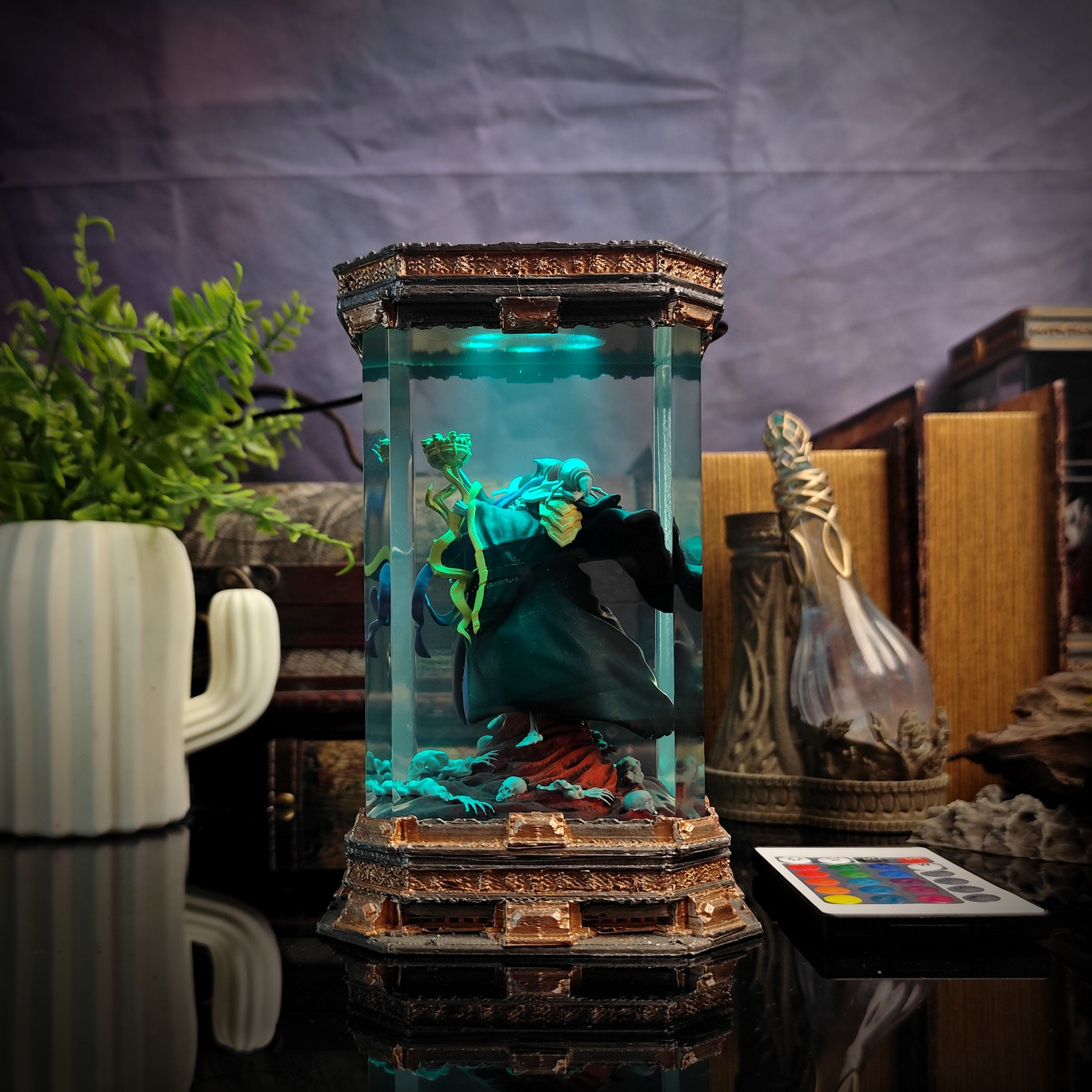 Overlord Resin Lamp - handmade resin lamp