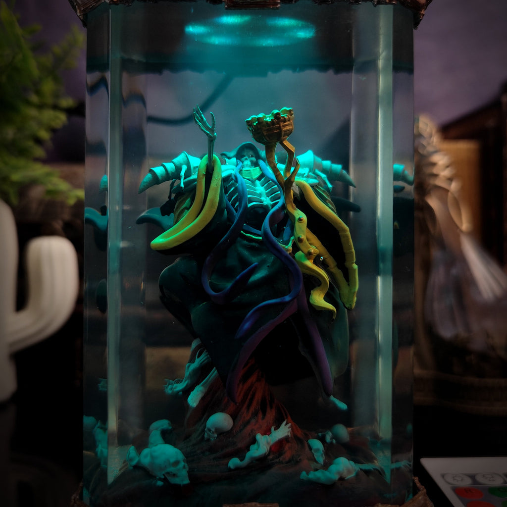 Overlord Resin Lamp - handmade resin lamp