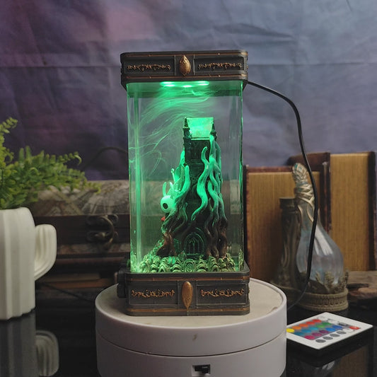 Knight & Hornet Silksong V2 Lamp - handmade resin lamp