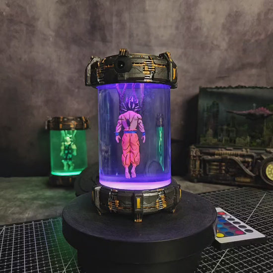 BIOLAB – GOKU Resin Lamp - handmade resin lamp