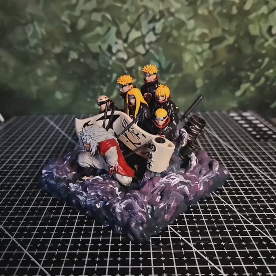 JIRAIYA AND THE SIXTH Resin Lamp - handmade resin lamp