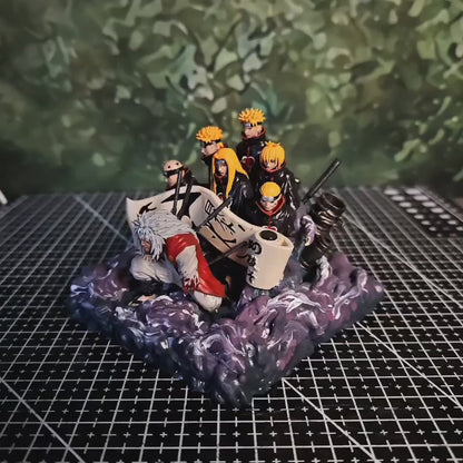 JIRAIYA AND THE SIXTH Resin Lamp - handmade resin lamp