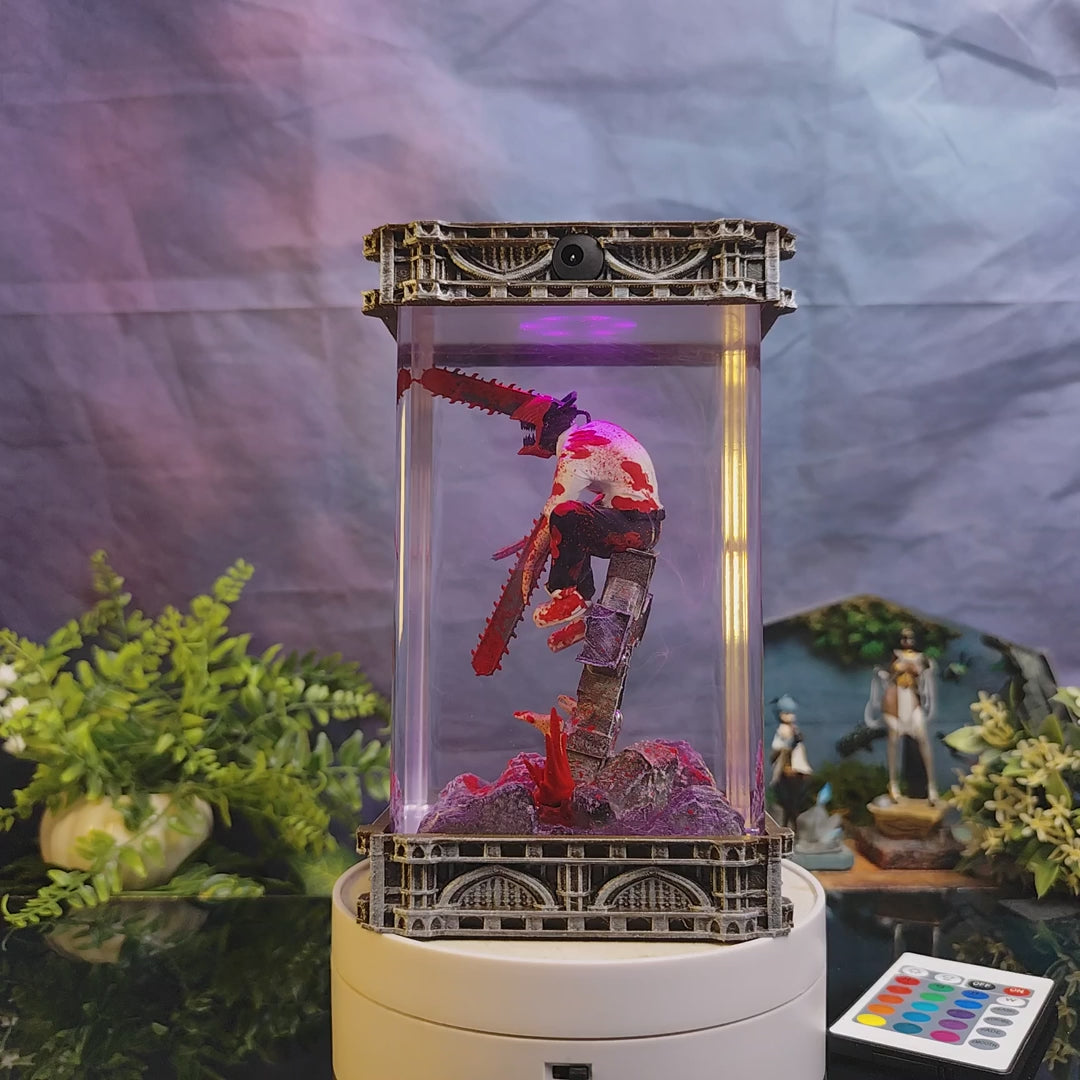 Denji Requiem - Chainsaw Man Resin Lamp