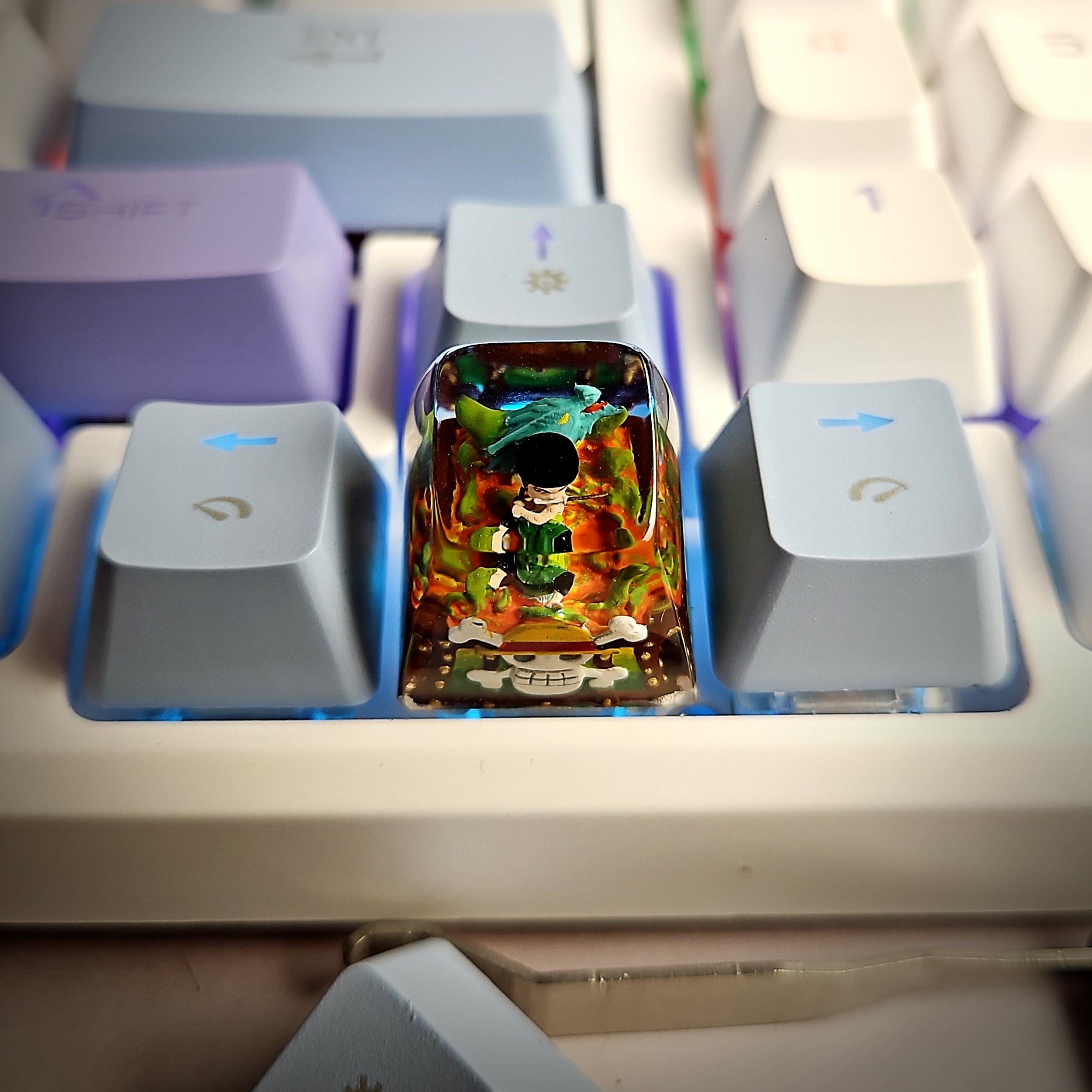 Roronoa Zoro Artisan Keycap - handmade resin keycap