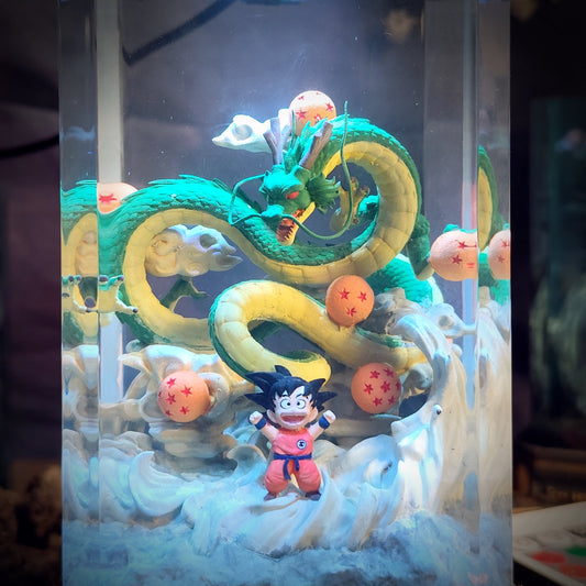 Shenron Dragon – Dragon Ball Z Resin Lamp - handmade resin lamp