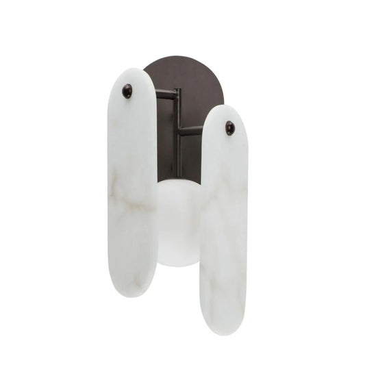 Studio M Alabaster Megalith Wall Sconce