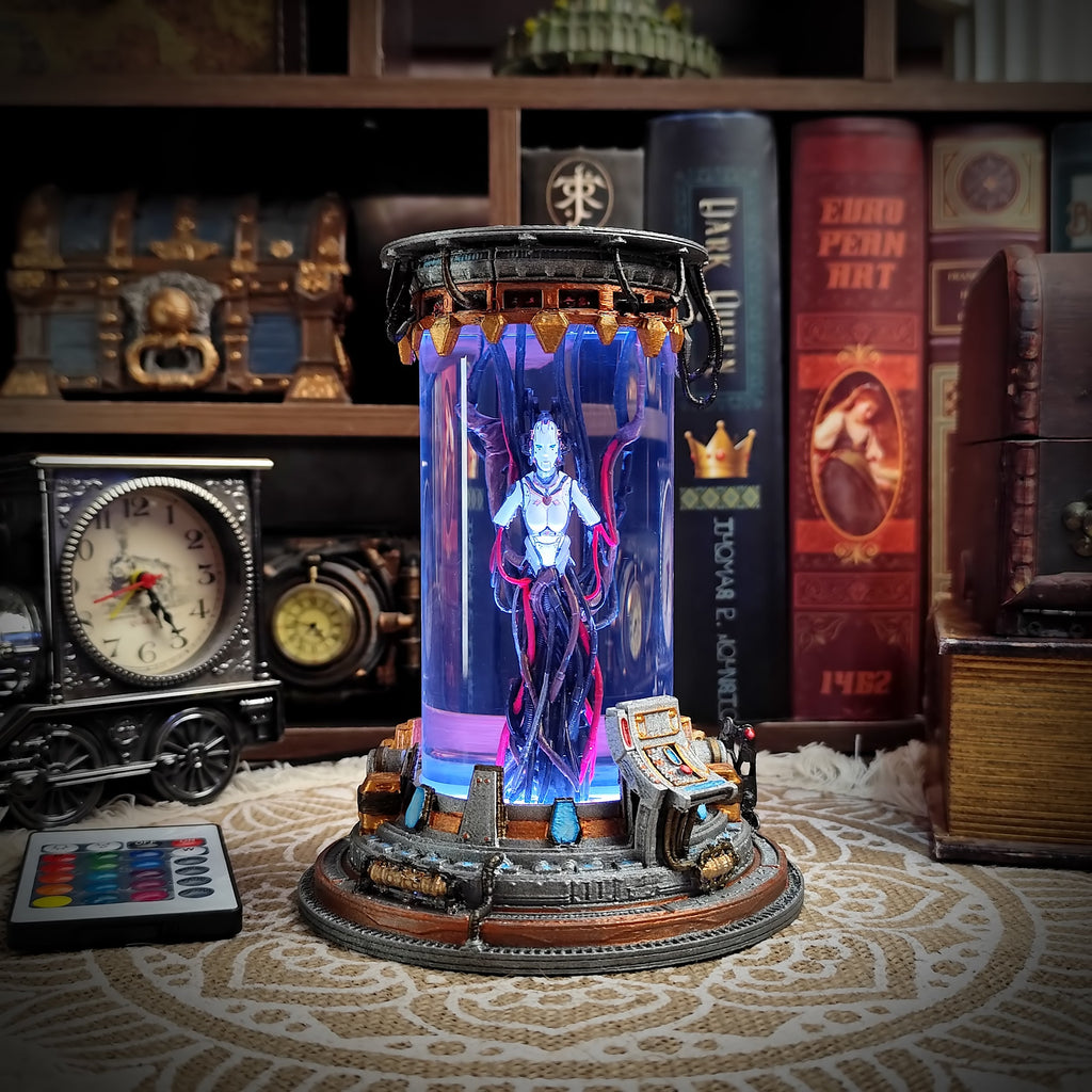 StarCraft II 120 Sci-Fi Lamp - handmade resin lamp