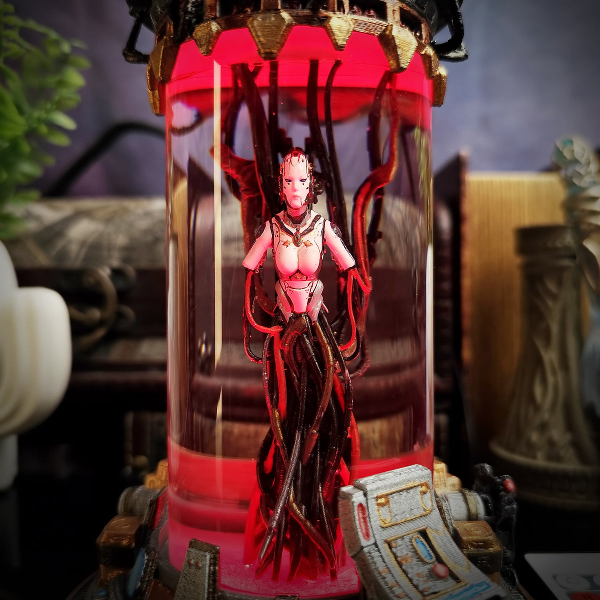 StarCraft II 120 Sci-Fi Lamp - handmade resin lamp