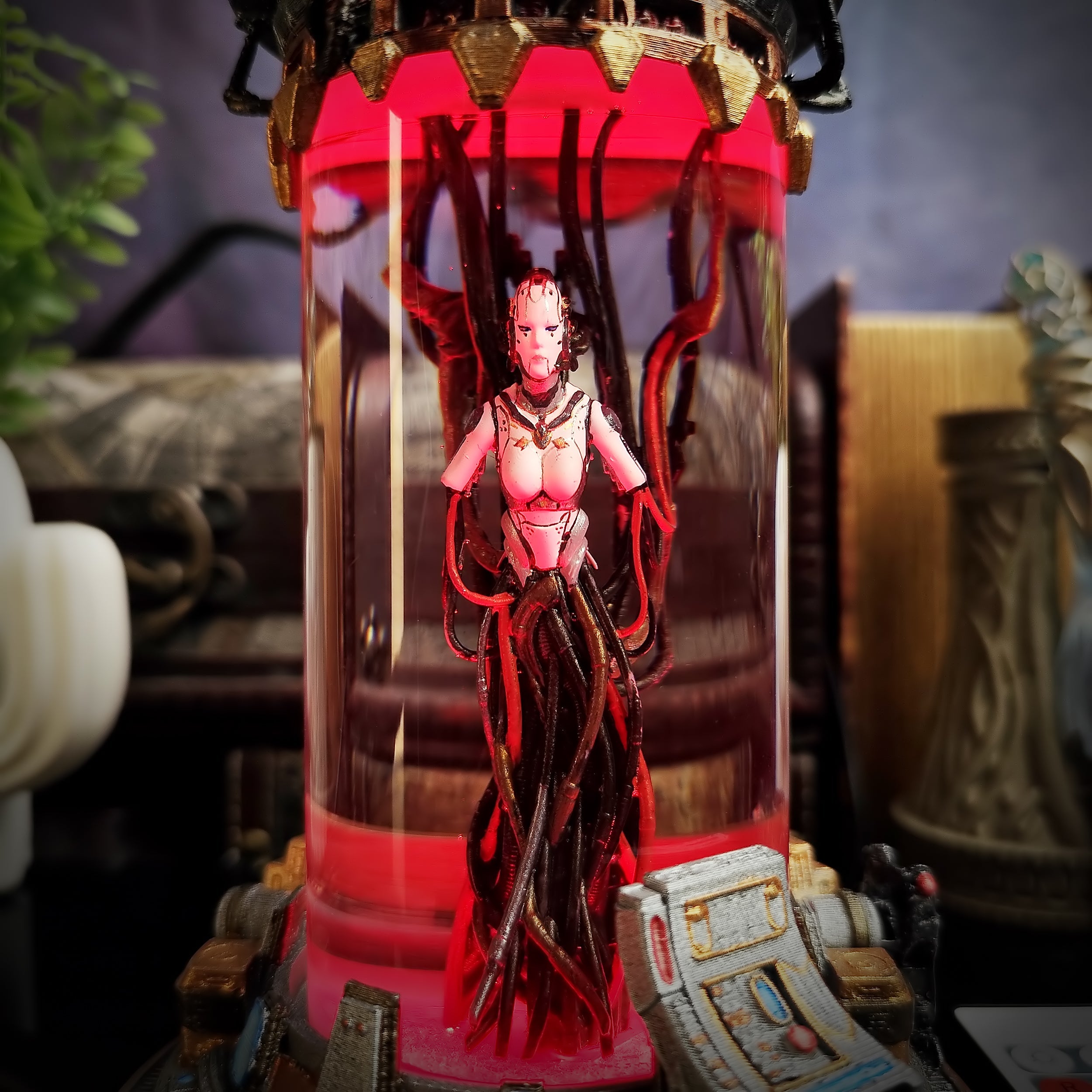 StarCraft II 120 Sci-Fi Lamp - handmade resin lamp