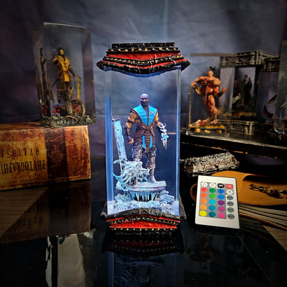 Sub-Zero Mortal Kombat Lamp - handmade resin lamp